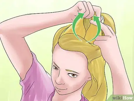 Image titled Do a Dutch Mohawk Braid Step 4