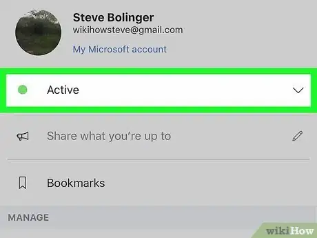 Image titled Set Your Status to Away in Skype Step 3