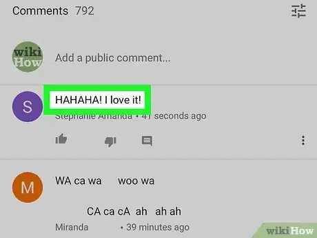 Image titled Reply to Comments on YouTube on iPhone or iPad Step 4
