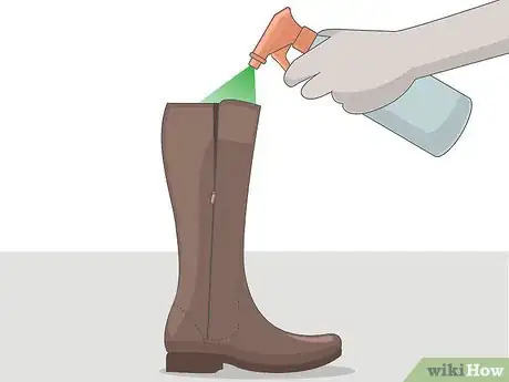 Image titled Stretch the Calf Area of Boots Step 2