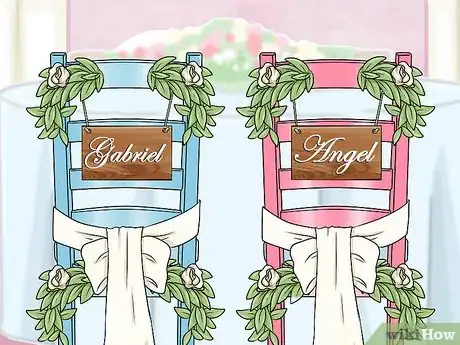 Image titled Decorate the Bride and Groom Table Step 10