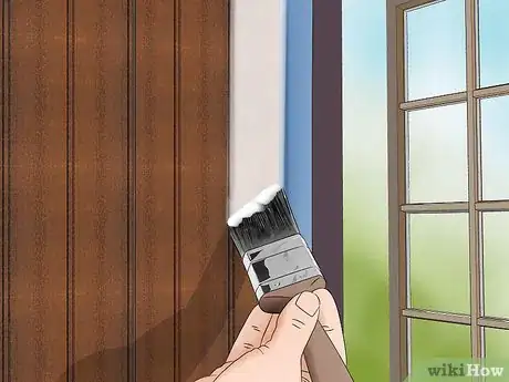 Image titled Paint Wood Paneling Step 10