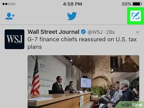 Image titled Access Drafts on Twitter on iPhone or iPad Step 2