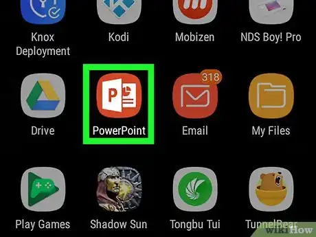Image titled Add Speaker Notes in PowerPoint on Android Step 1