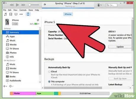 Image titled Transfer Purchases from an iPhone to iTunes Step 6