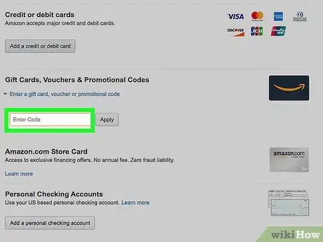 Image titled Apply a Gift Card Code to Amazon Step 14