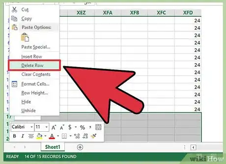 Image titled Delete Empty Rows in Excel Step 13