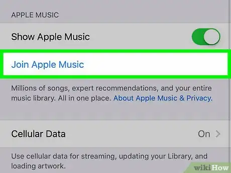 Image titled Turn on Apple Music on an iPhone Step 4