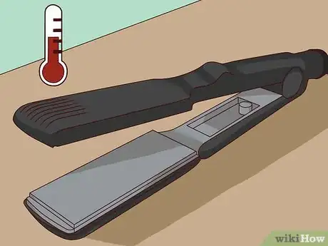 Image titled Curl a Weave with a Flat Iron Step 5