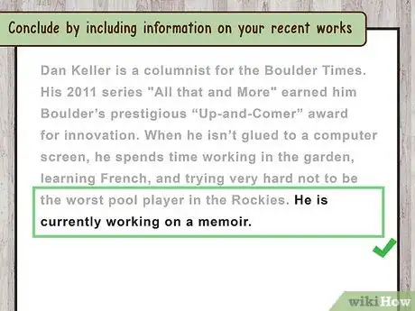 Image titled Write a Personal Bio Step 9