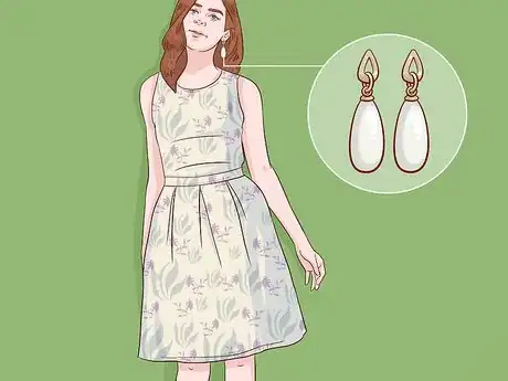 Image titled Wear Drop Earrings Step 6