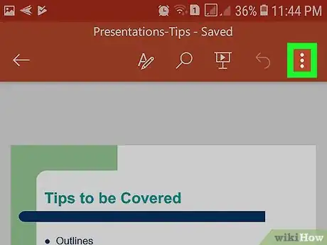 Image titled Add Speaker Notes in PowerPoint on Android Step 5