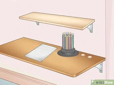 Image titled Build an Affordable Floating Desk Step 17