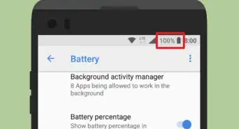 Show Battery Percentage in the Status Bar on Android