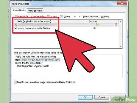 Image titled Manage Email Using Microsoft Outlook Rules Step 5