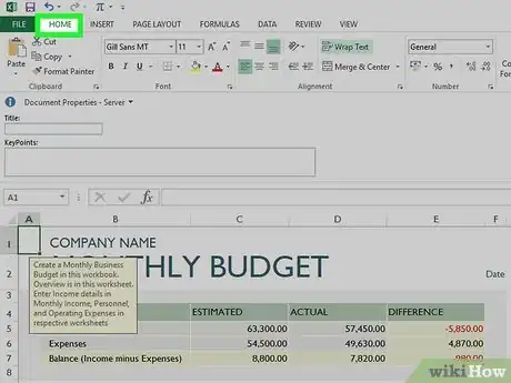 Image titled Keep Text in One Cell in Excel Step 3