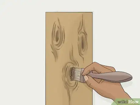 Image titled Paint Fake Knots in Wood Step 9