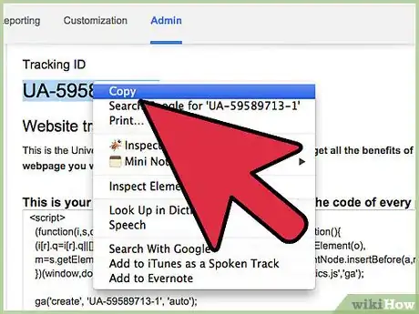 Image titled Add Google Analytics to Blogger Step 11