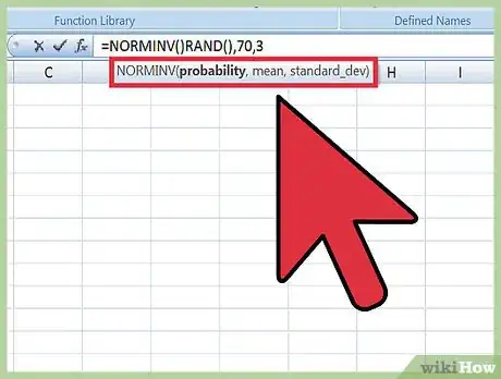 Image titled Create a Normal Distribution with Excel Step 7