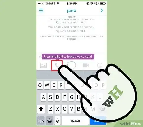 Image titled Call Friends on Snapchat Step 8