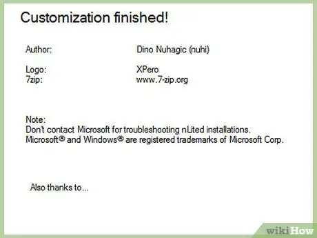 Image titled Slipstream Your SATA Drivers Into a Windows XP Installation CD Using nLite Step 19