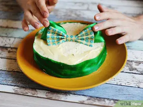 Image titled Add a Ribbon to a Cake Step 9