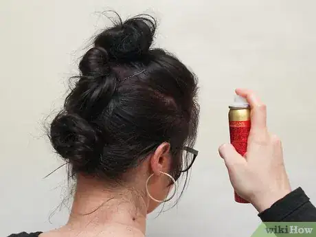Image titled Do a Bun Mohawk Step 9