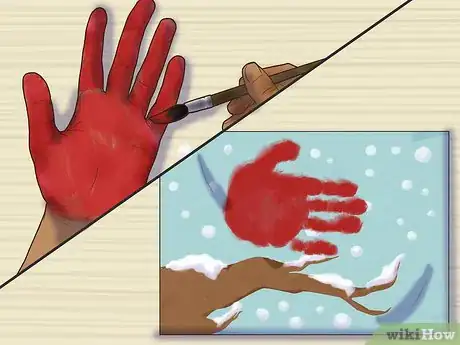 Image titled Make Handprint Cardinals Step 4