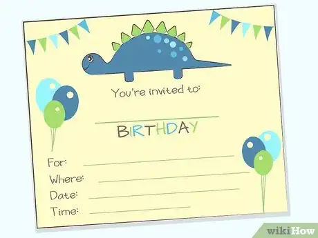 Image titled Decorate a Birthday Party for a Baby Boy Step 4