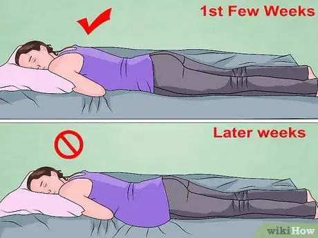 Image titled Lie Down in Bed During Pregnancy Step 9