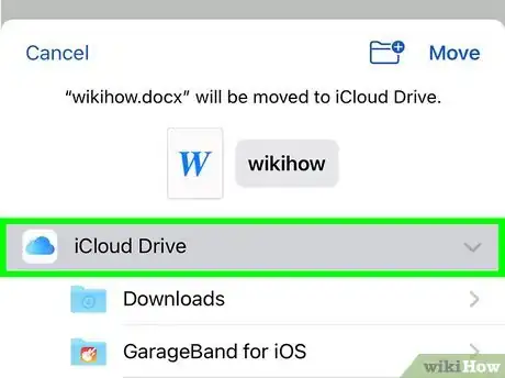 Image titled Save a Word Document in iCloud Step 6