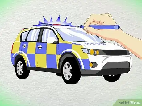 Image titled Draw a Police Car Step 34