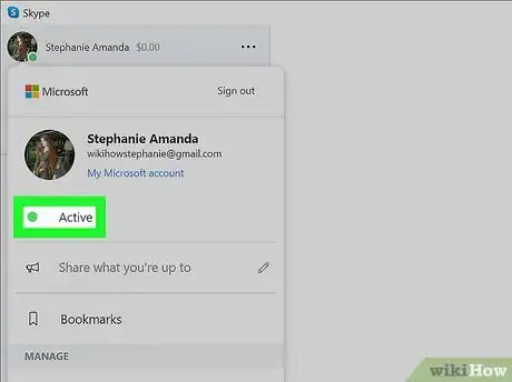 Image titled Set Your Status to Away in Skype Step 7