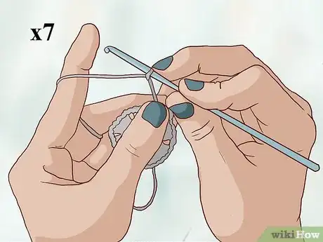 Image titled Crochet a Snowflake Step 12
