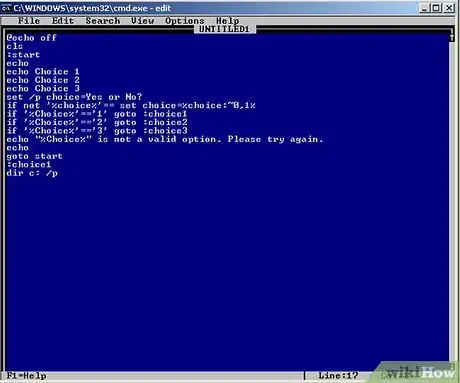Image titled Create Options or Choices in a Batch File Step 22