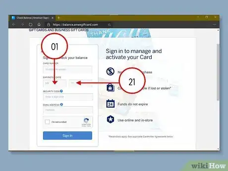 Image titled Check an American Express Gift Card Step 3