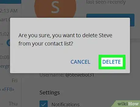 Image titled Delete Contacts on Telegram on PC or Mac Step 8