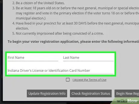 Image titled Register to Vote in Indiana Step 6