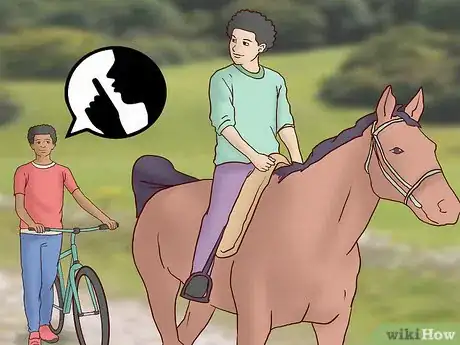 Image titled Yield to a Horse on a Multi Use Trail Step 11