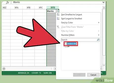 Image titled Delete Empty Rows in Excel Step 10
