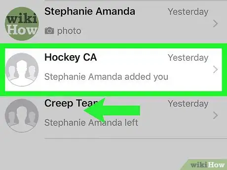 Image titled Delete a Group on WhatsApp on iPhone or iPad Step 2