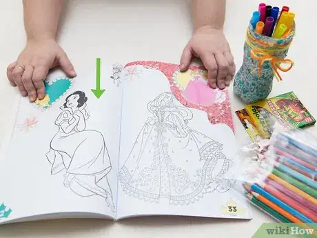 Image titled Color in a Coloring Book Step 3