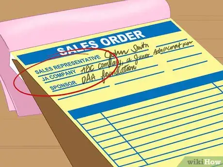 Image titled Fill Out a Junior Achievement Sales Order Book Step 3