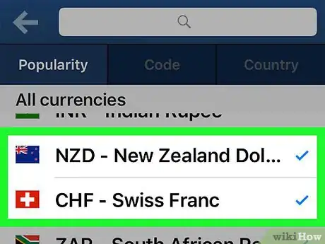 Image titled Use the XE Currency App Step 7