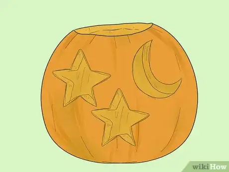 Image titled Carve a Pumpkin Using Cookie Cutters Step 12