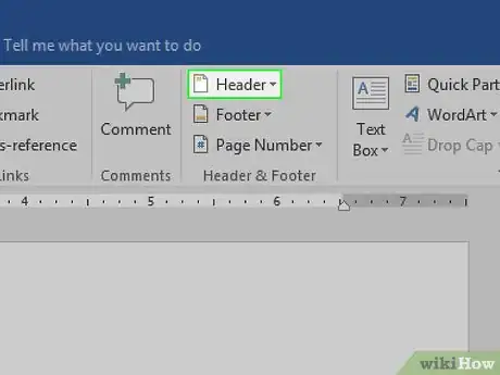 Image titled Add a Header in Microsoft Word Step 4