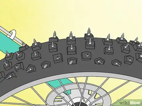 Image titled Convert Bicycle Tires Into Studded Snow Tires Step 11