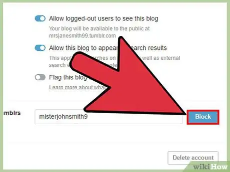 Image titled Block Someone on Tumblr Step 17
