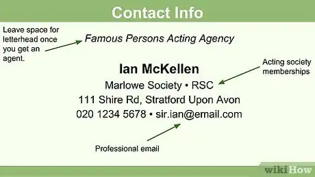 Image titled Write a Theater Resume Step 1