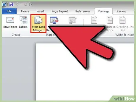 Image titled Perform a Mail Merge in Word 2010 Step 3